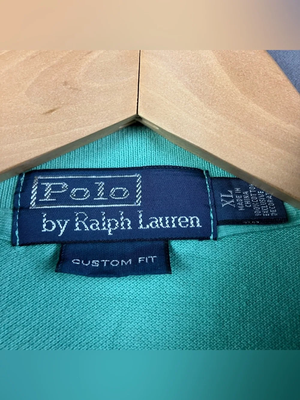 Polo Ralph Lauren Men’s Size XL Short Sleeve Polo Shirt Mint Green Pink Pony